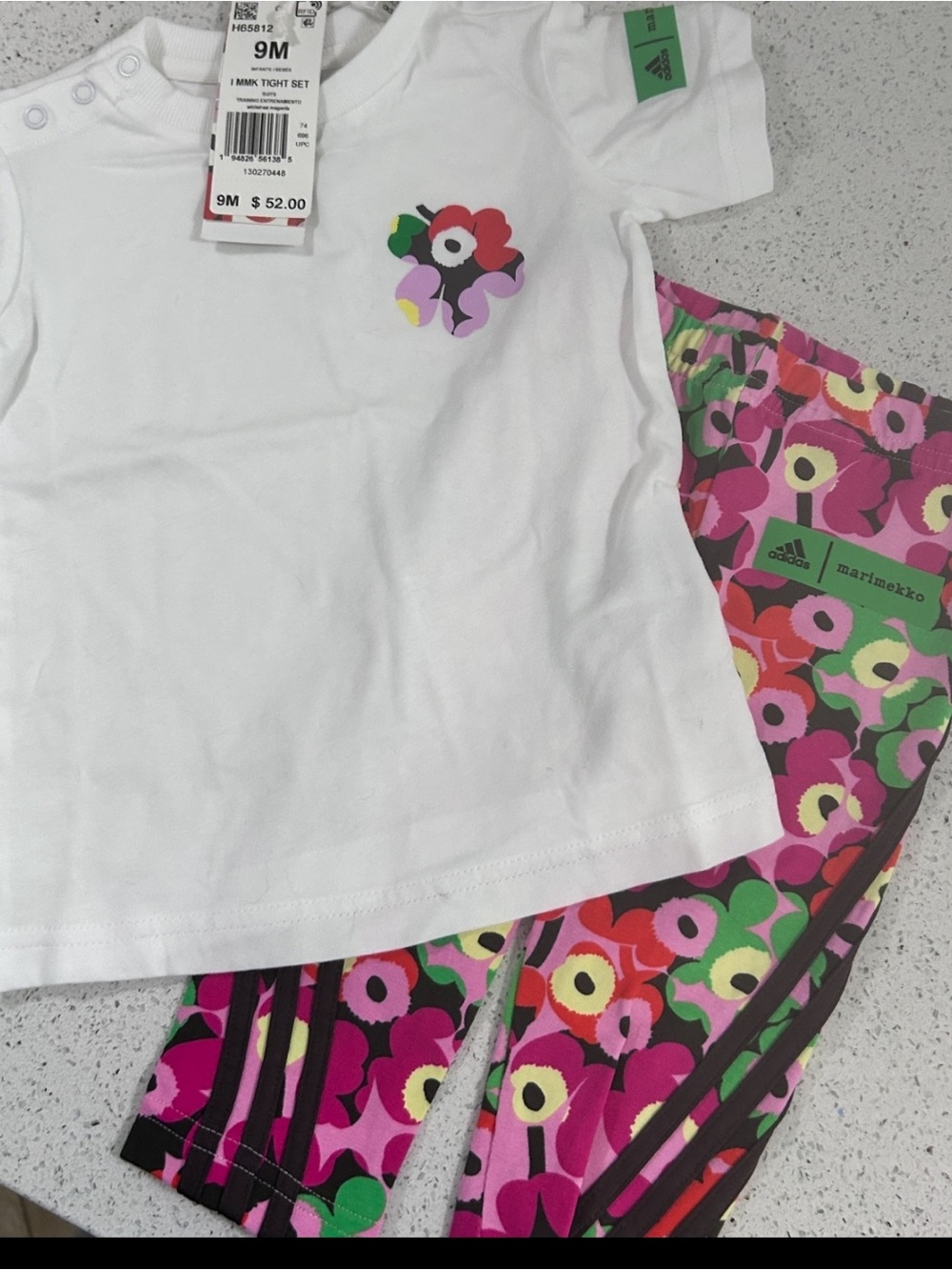 NWT Marimekko Adidas outfit for baby girl